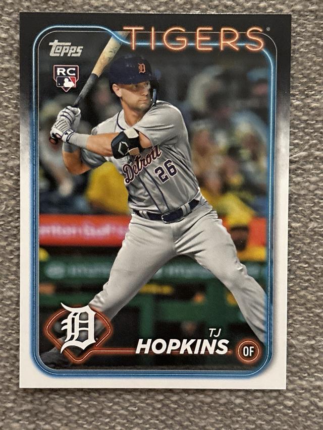 2024 Topps Update Series TJ Hopkins Golden Mirror Image Variations #US311