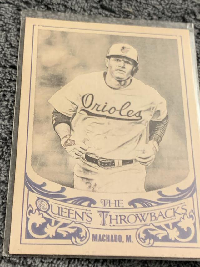 2015 Topps Gypsy Queen Manny Machado The Queen's Throwbacks Set Checklist #QT-20