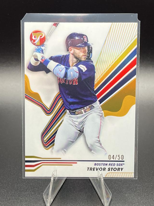 2024 Topps Pristine Trevor Story ﻿Base Set Gold Refractor /50 #78