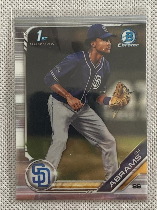 2019 Bowman Draft CJ Abrams Base Chrome Image Variations Set #BDC-85