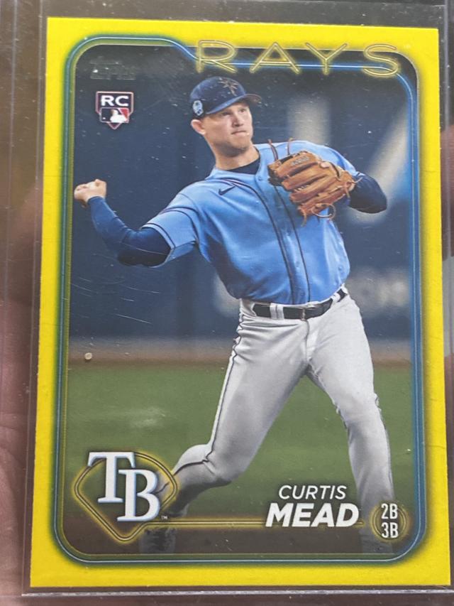 2024 Topps Series 1 Curtis Mead BASE CARD SET #82