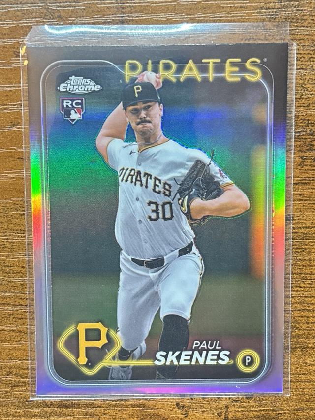 2024 Topps Chrome Update Paul Skenes ﻿True Rookie Refractor #USC88 Pirates RC