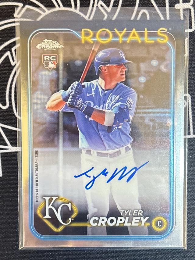 2024 Topps Chrome Tyler Cropley Auto #RA-TC Royals Rookie RC