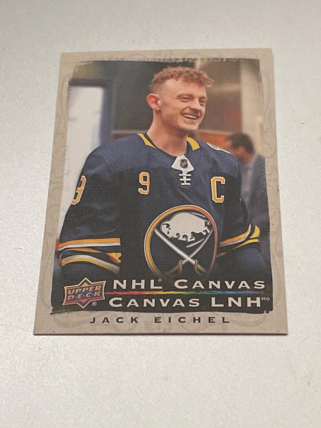 2020-21 Upper Deck Tim Hortons Jack Eichel NHL Canvas Set #C-13