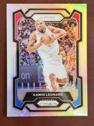 2023-24 Panini Prizm Kawhi Leonard ﻿Base Set Silver Prizms #4