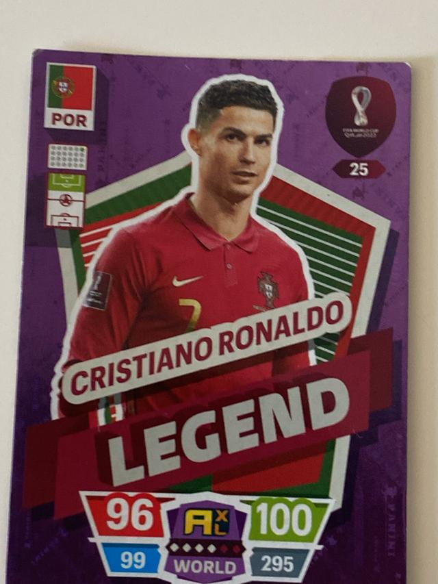 2022 Panini Adrenalyn XL FIFA World Cup Qatar Cristiano Ronaldo Legend #25