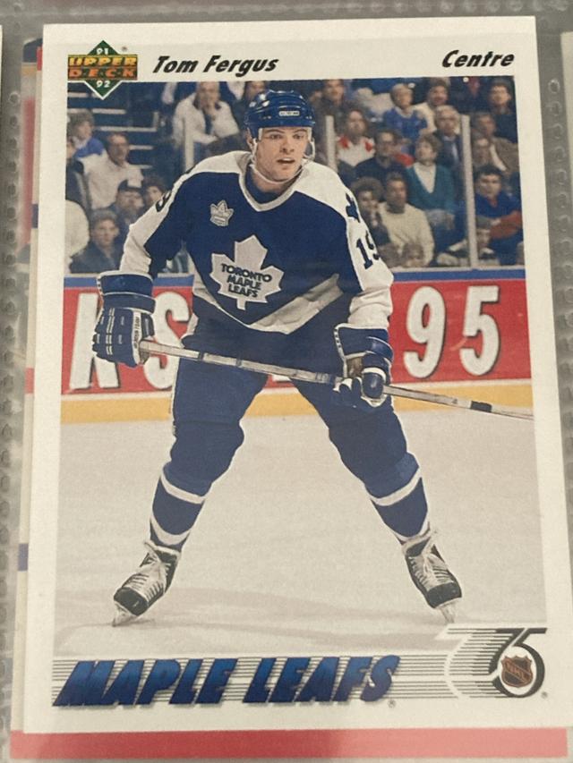 1991-92 Upper Deck Hockey Tom Fergus Base Set #384