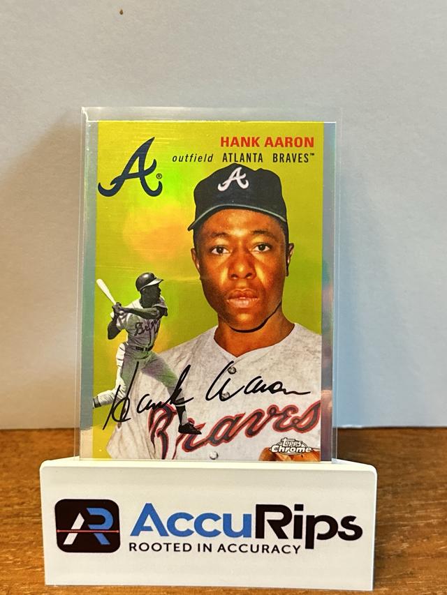 2023 Topps Chrome Platinum '54 Hank Aaron BASE CARDS #432