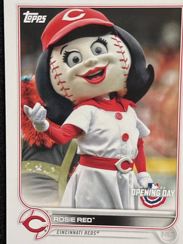 2022 Topps Opening Day Rosie Red Mascots Set #M-4