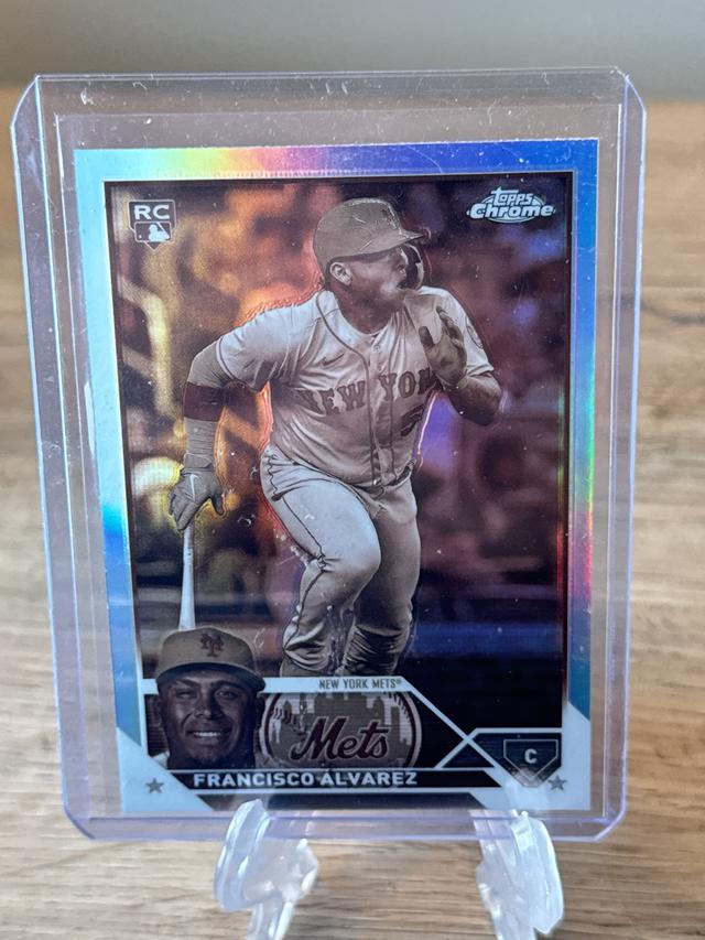 2023 Topps Chrome Francisco Álvarez BASE CARDS I Sepia Refractor #203