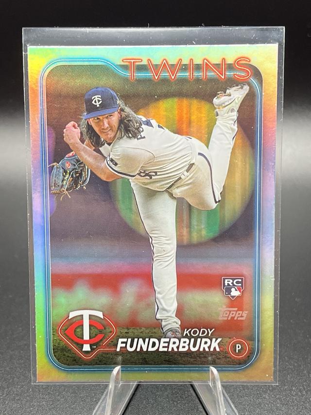 2024 Topps Series 2 Kody Funderburk BASE SET Rainbow Foil #538