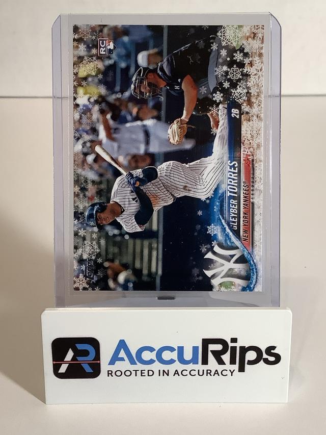 2018 Topps Holiday Snowflake Gleyber Torres ﻿Base Set Checklist #HMW182