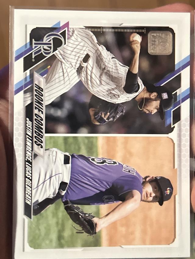 2021 Topps Update Lucas Gilbreath, Justin Lawrence BASE SET #US141