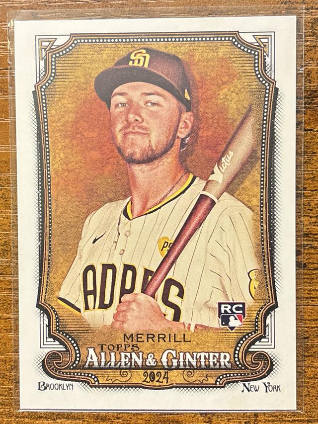 2024 Topps Allen & Ginter Jackson Merrill ﻿Base #275 Padres Rookie RC