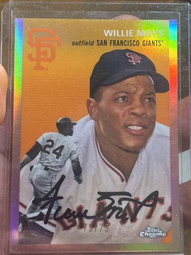 2023 Topps Chrome Platinum '54 Willie Mays Base #475