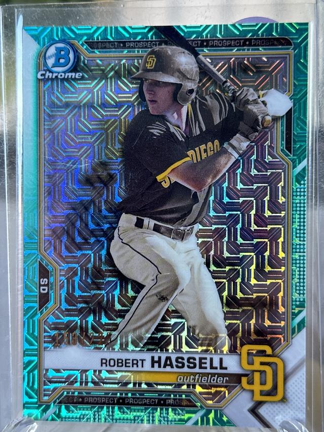 2021 Bowman Robert Hassell CHROME PROSPECTS #BCP-120