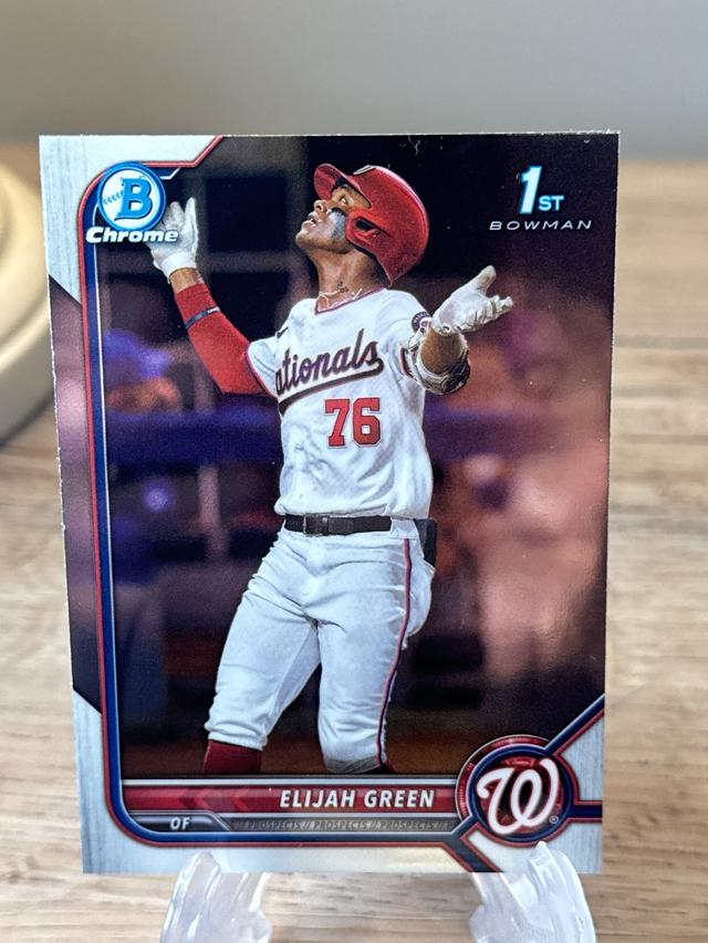 2022 Bowman Draft Elijah Green Bowman Chrome Checklist #BDC-23