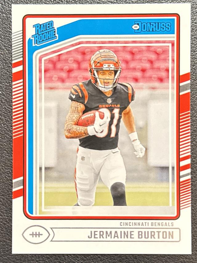 2024 Donruss Football Jermaine Burton Rated Rookies #368