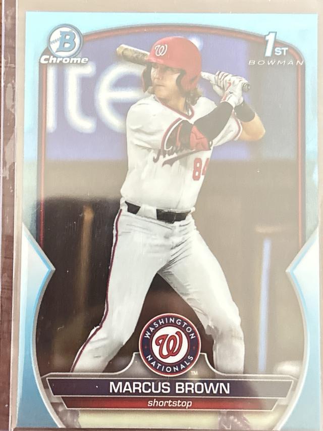 2023 Bowman Draft Marcus Brown Bowman Chrome #BDC-26