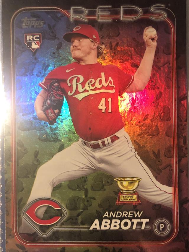 2024 Topps Series 1 Andrew Abbott BASE CARD SET Rabbit #214