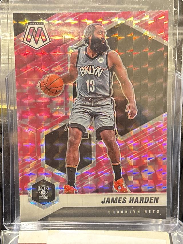 2020-21 Panini Mosaic James Harden Base Set #173