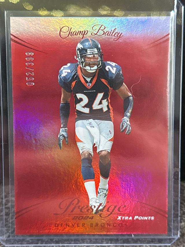 2024 Panini Prestige Football Champ Bailey ﻿Red Premium Xtra Points #94