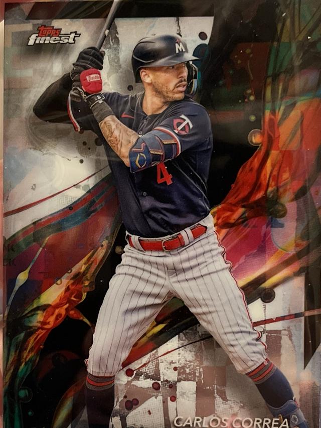 2024 Topps Finest Carlos Correa ﻿Base Set #2