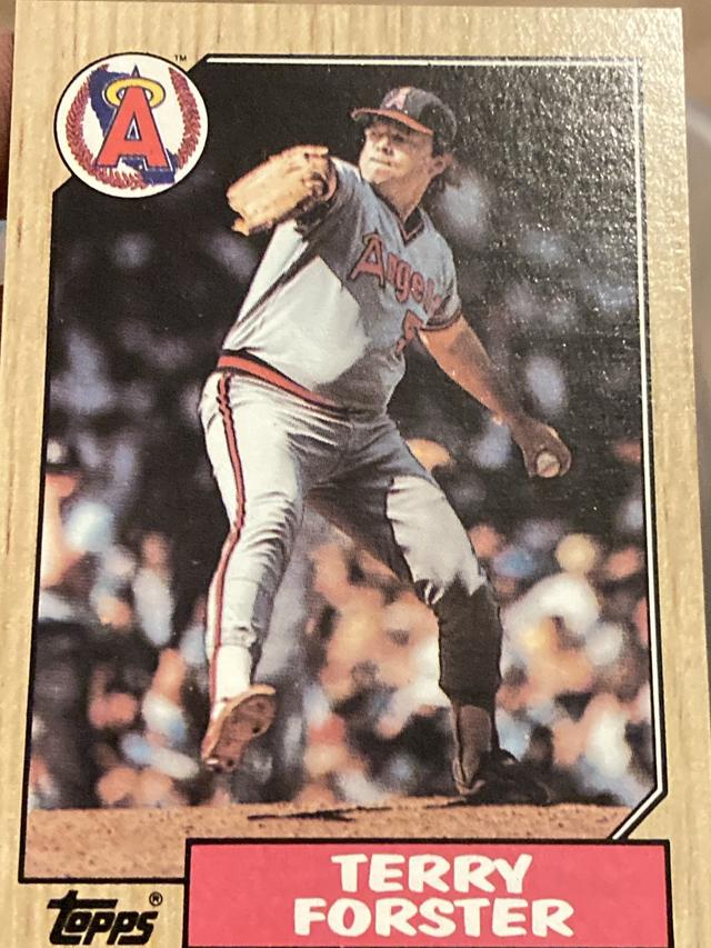 1987 Topps Terry Forster Base Set #652