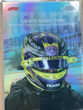 2024 Topps Chrome Formula 1 Lewis Hamilton Helmet Collection #HC-6