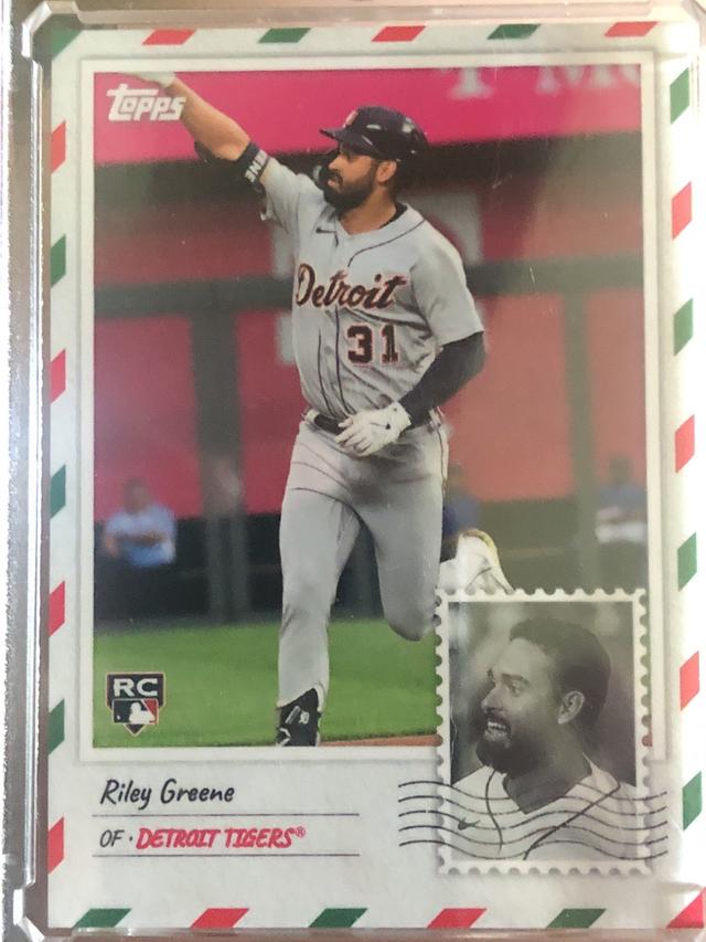 2023 Topps MLB Holiday Countdown Riley Greene Base MLB Holiday Countdown Set #10