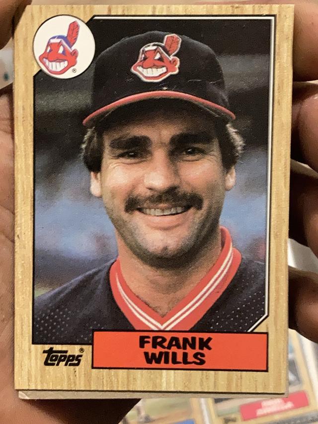 1987 Topps Frank Wills Base Set #551