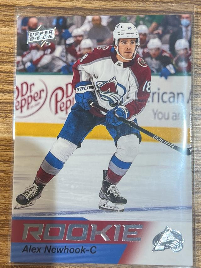 2021-22 Upper Deck NHL Star Rookies Alex Newhook Base Rookie Set #4