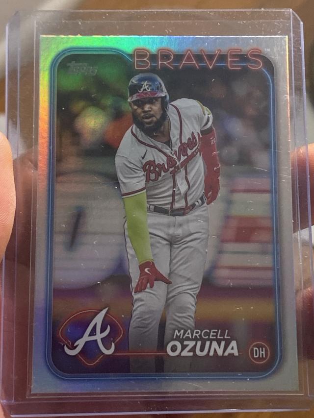 2024 Topps Series 2 Marcell Ozuna BASE SET Rainbow Foil #518