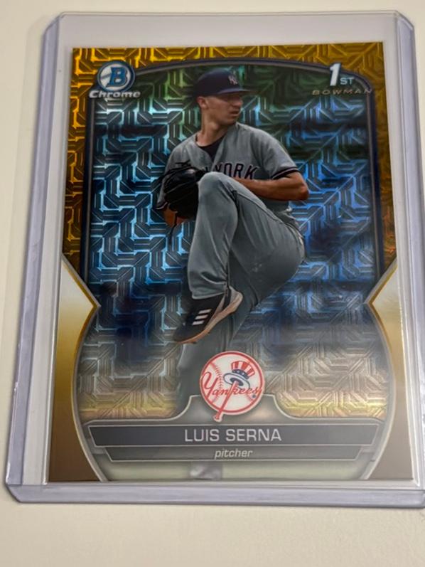 2023 Bowman Chrome Mega Luis Serna BOWMAN CHROME MEGA CARDS /50 #BCP-168