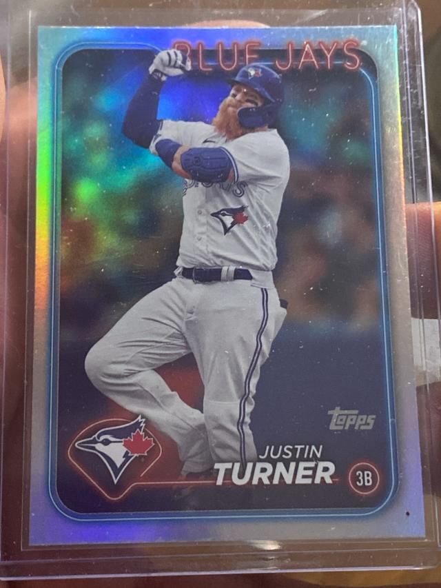 2024 Topps Series 2 Justin Turner BASE SET Rainbow Foil #598