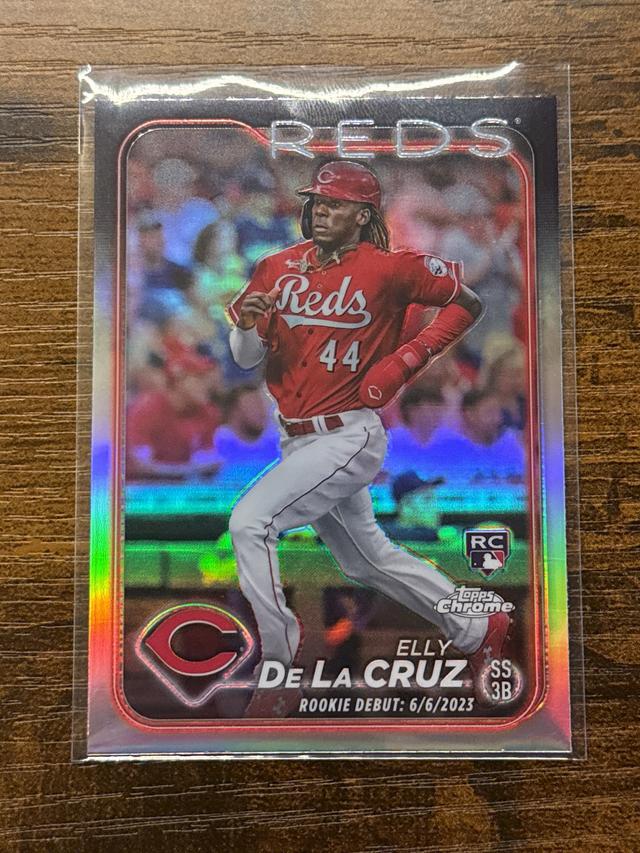 2024 Topps Chrome Update Elly De La Cruz ﻿Base Set Refractors #USC150