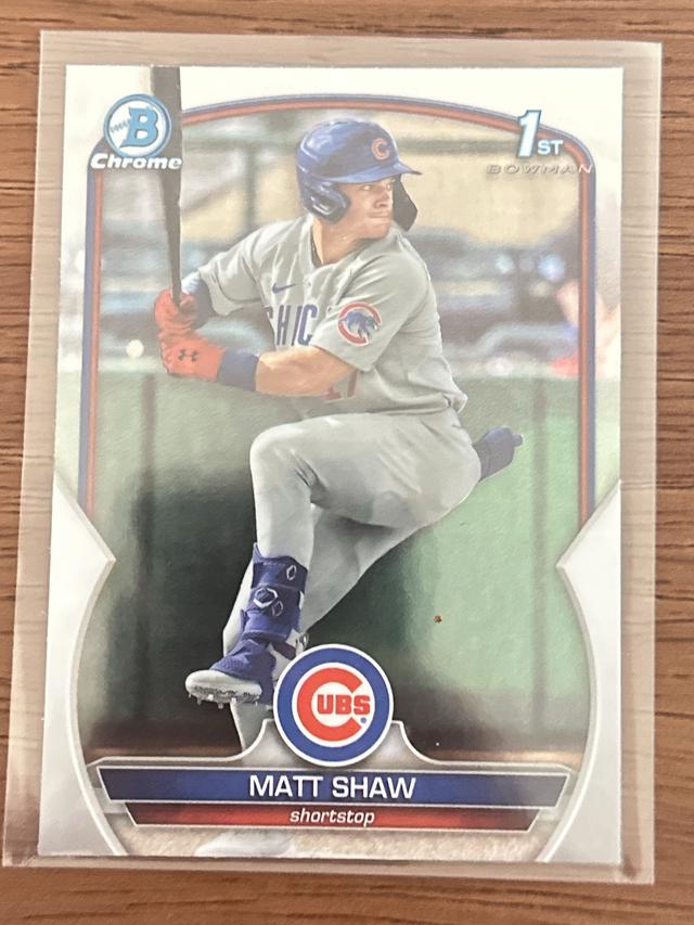 2023 Bowman Draft Matt Shaw Bowman Chrome #BDC-33