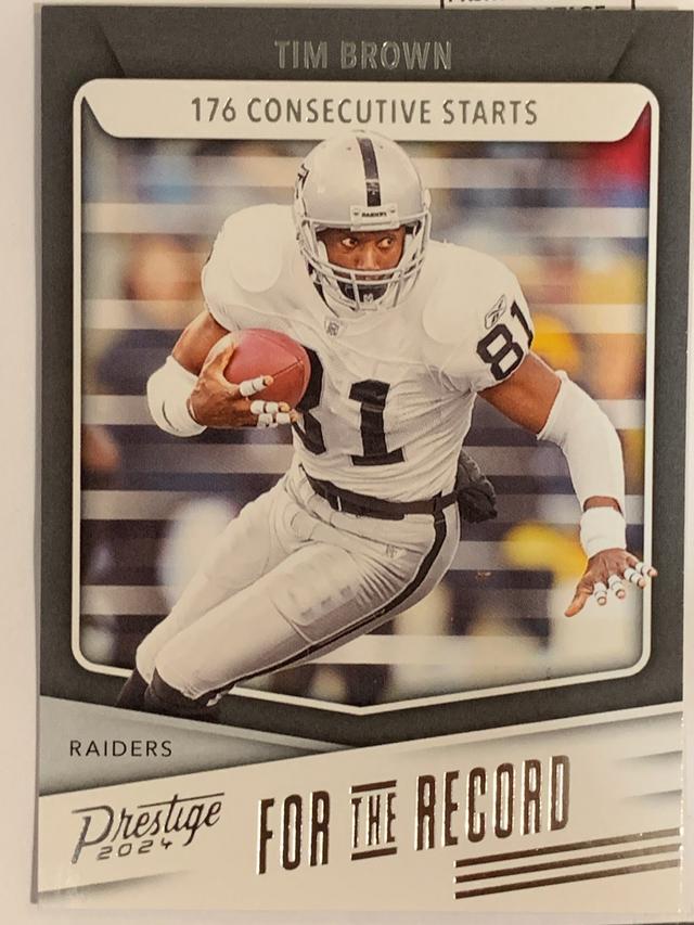 2024 Donruss Elite Tim Brown Influential Jerseys #12