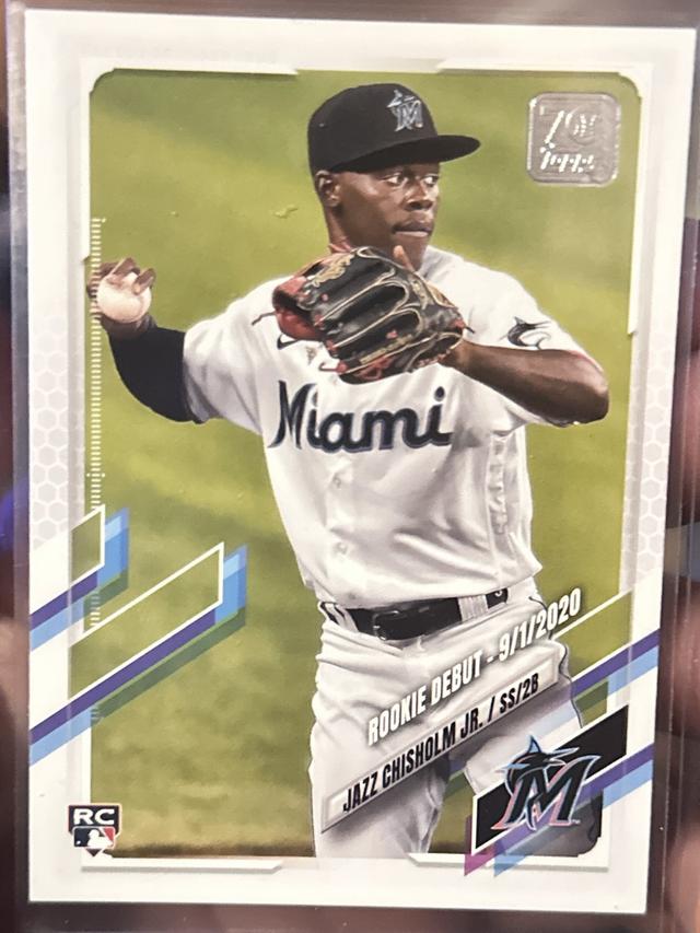 2021 Topps Update Jazz Chisholm Jr. BASE SET #US114