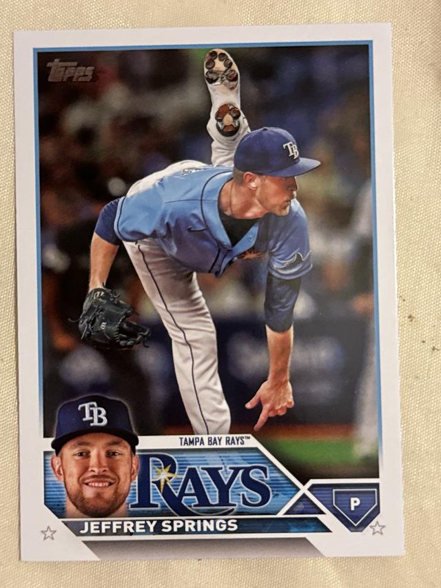 2023 Topps Series 1 Jeffrey Springs BASE COMPLETE SET Base #12