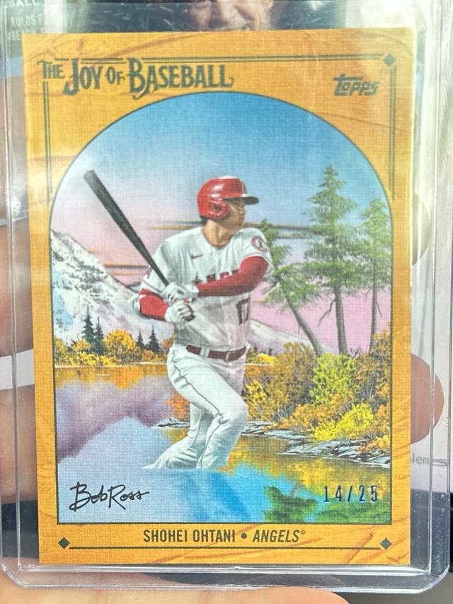 2023 Topps x Bob Ross Shohei Ohtani Autographs /25