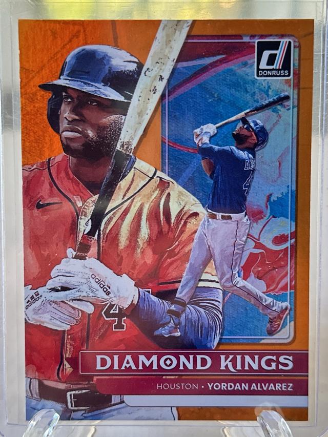 2022 Donruss Yordan Alvarez Base Set Holo Orange #11