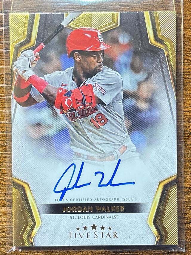 2024 Topps Five Star Jordan Walker ﻿Auto #FSA-JWA St. Louis Cardinals 