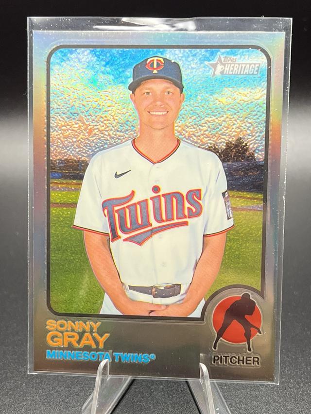 2022 Topps Heritage High Number Sonny Gray BASE CARDS I Silver /373 #683