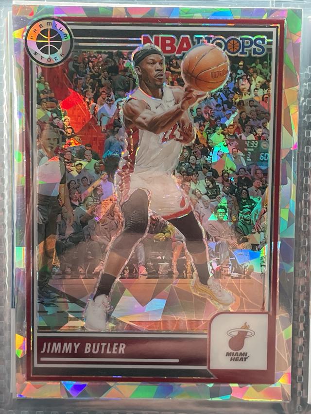 2023-24 Panini Hoops Premium Stock Jimmy Butler ﻿Base Set Ice Prizms #169