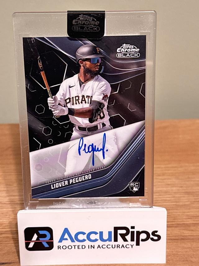 2023 Topps Chrome Black Liover Peguero AUTOGRAPH CARDS #CBA-LP