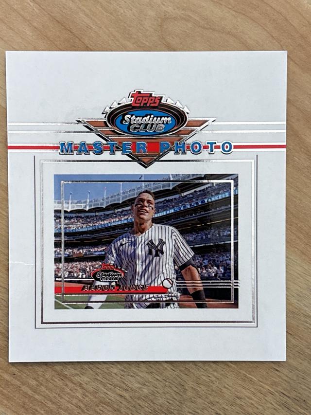 2023 Stadium Club Aaron Judge MASTER PHOTO BASE VARIATIONS #99