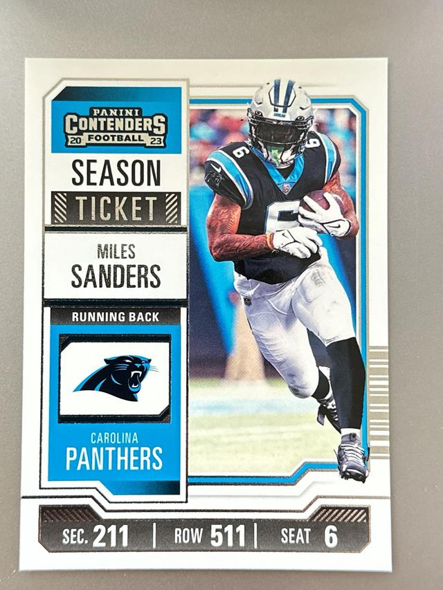 2023 Panini Contenders Miles Sanders Ticket Stub  #16