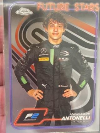 2024 Topps Chrome Formula 1 Andrea Kimi Antonelli F2 Drivers #22