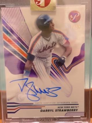 2024 Topps Pristine Darryl Strawberry Autographs Refractor /99 #PA-DST